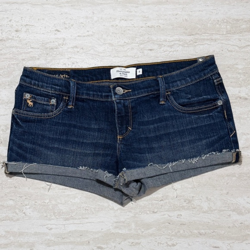 Abercrombie & Fitch Vintage Dark Navy Shorts *4